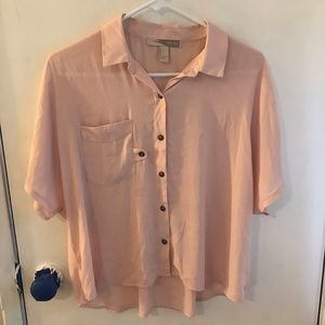 A blush colored shirt from Forever21